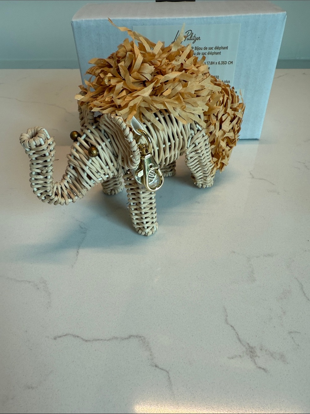 Lilly Pulitzer Elephant Bag Charm